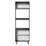 Mueble de Cocina para Horno 70 cm 3 Puertas Negro Reims