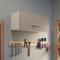 Gabinete Superior Multiuso 80 cm 1 Puerta Blanco/Crema Madesa
