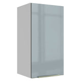 Gabinete Superior 35 cm 1 Puerta Lux Blanco/Gris