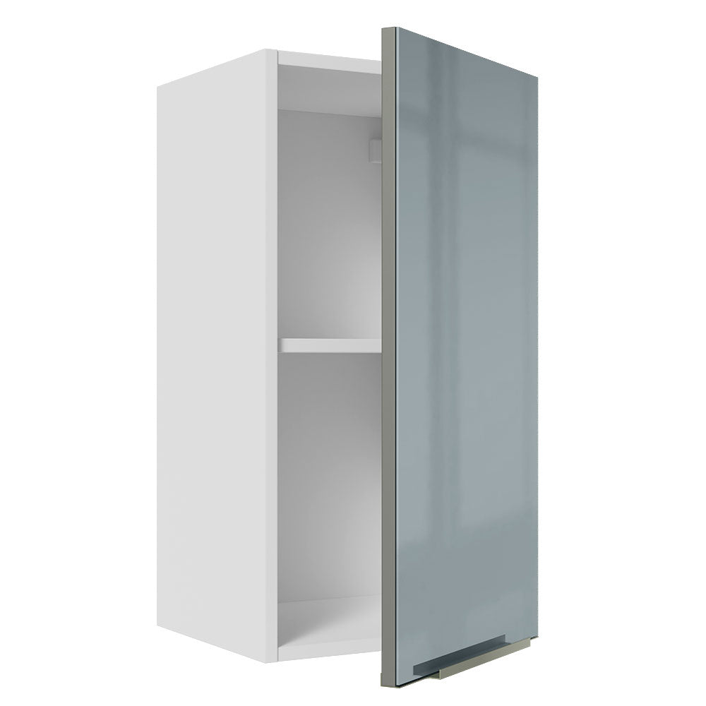 Gabinete Superior 35 cm 1 Puerta Lux Blanco/Gris