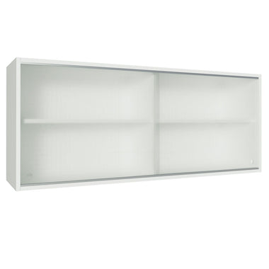 Gabinete Superior 120 cm 2 Puertas Corredizas de Vidrio Blanco Glamy, Reims, Stella, Agata y Lux Madesa