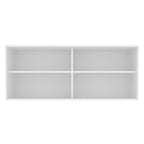 Gabinete Superior 120 cm 2 Puertas Corredizas de Vidrio Blanco Glamy, Reims, Stella, Agata y Lux Madesa