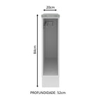 Estante para Paño 20 cm Blanco Glamy y Agata Madesa