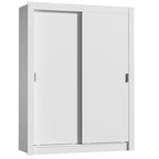 Clóset Soltero 117 cm 2 Puertas Corredizas 2 Cajones Blanco Dallas Madesa