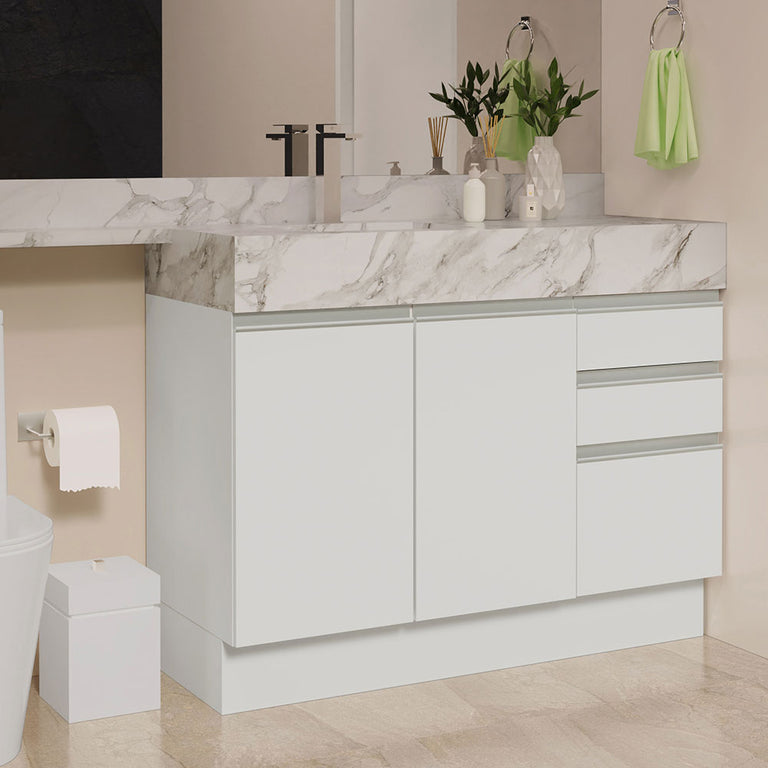 Gabinetes de baño.
