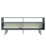 Mueble para TV hasta 55" con 2 Puertas Gris Oslo