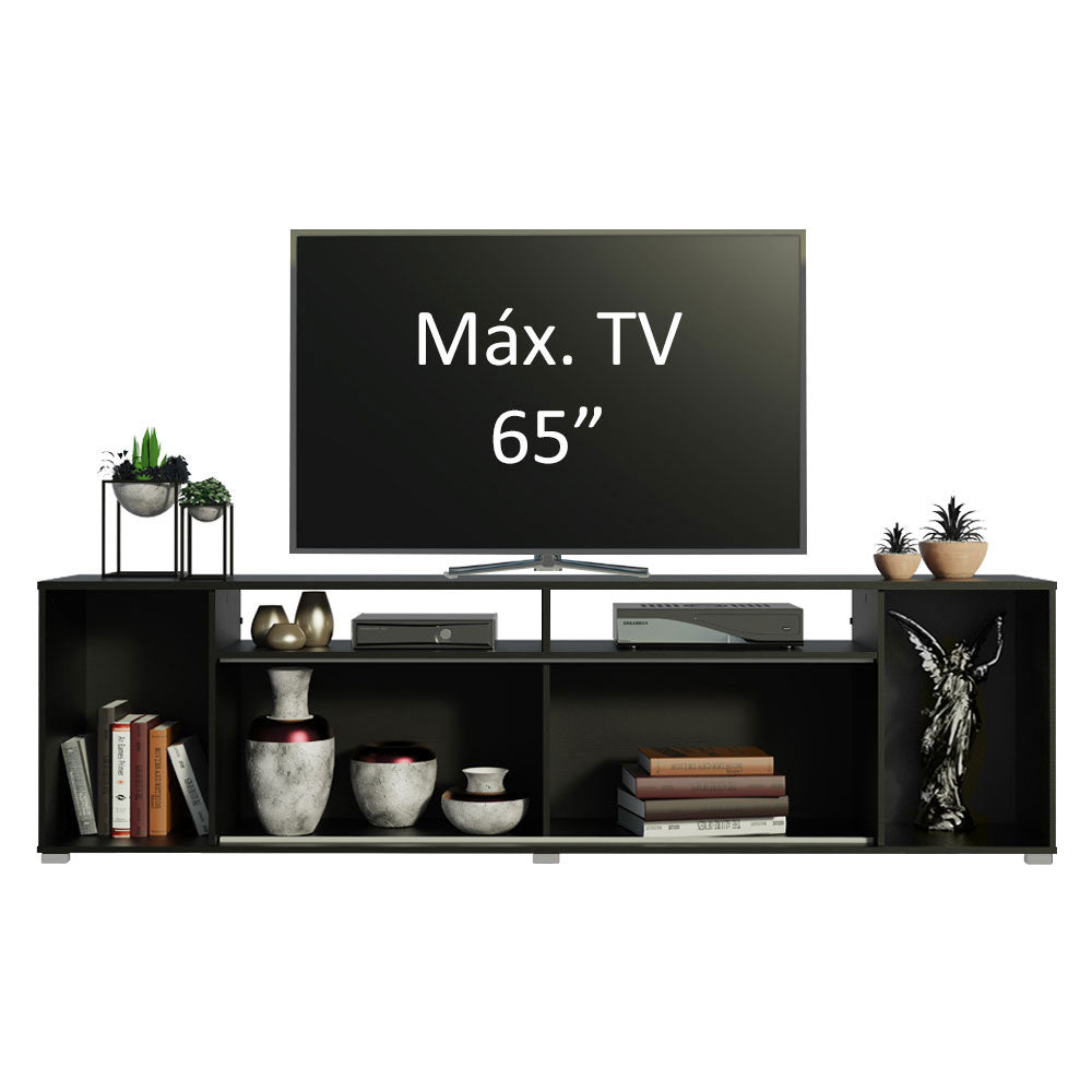 Mueble para TV de hasta 65 Pulgadas Madesa Cancún Negro