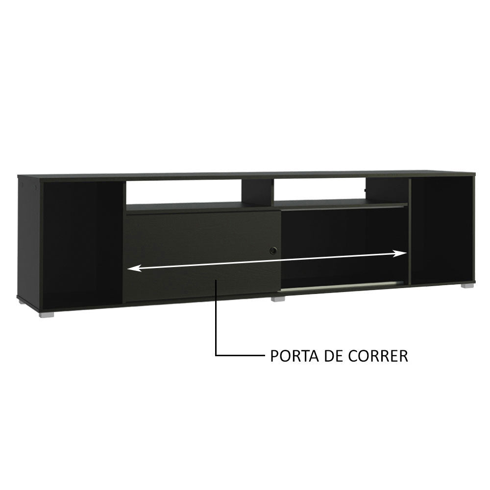 Mueble para TV de hasta 65 Pulgadas Madesa Cancún Negro