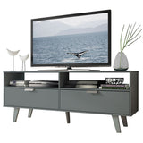 Mueble para TV hasta 55" con 2 Puertas Gris Oslo