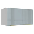 Gabinete Superior 60 cm 1 Puerta Abatible Blanco/Gris Lux Madesa
