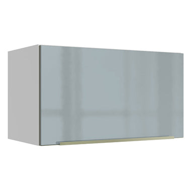 Gabinete Superior 60 cm 1 Puerta Abatible Blanco/Gris Lux Madesa