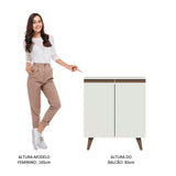 Gabinete Madesa Reims 70 cm 2 Puertas - Blanco