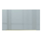 Gabinete Superior 60 cm 1 Puerta Abatible Blanco/Gris Lux Madesa