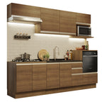 Cocina Integral 260 cm Marrón Glamy Madesa