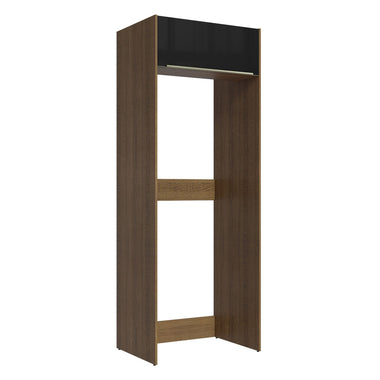 Mueble para Refrigerador 1 Puerta Marrón/Negro Lux Madesa
