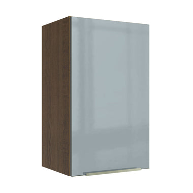 Gabinete Superior 40 cm 1 Puerta Marrón/Gris Lux Madesa
