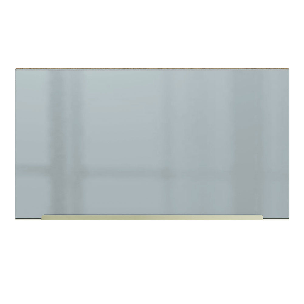 Gabinete Superior 60 cm 1 Puerta Abatible Marrón/Gris Lux Madesa