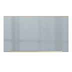 Gabinete Superior 60 cm 1 Puerta Abatible Marrón/Gris Lux Madesa