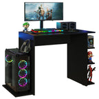 Escritorio Gamer 114 cm Negro Madesa