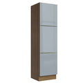 Despensero 60 cm 3 Puertas Marrón/Gris Lux Madesa