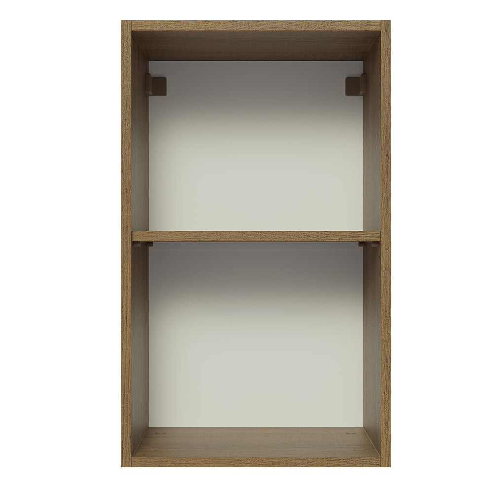 Gabinete Superior 40 cm 1 Puerta Marrón/Gris Lux Madesa 01
