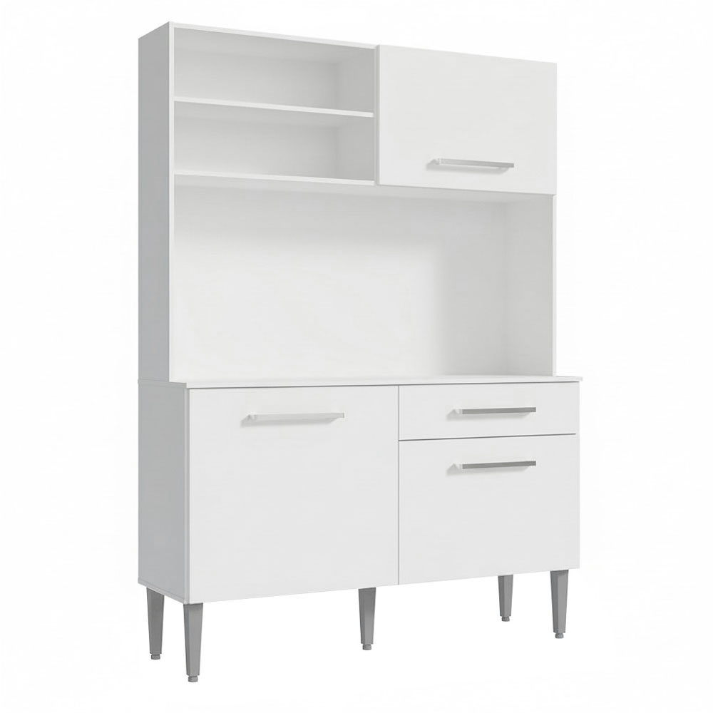 Cocina Compacta 120 cm Blanco Life Madesa