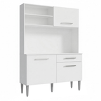 Cocina Compacta 120 cm Blanco Life Madesa