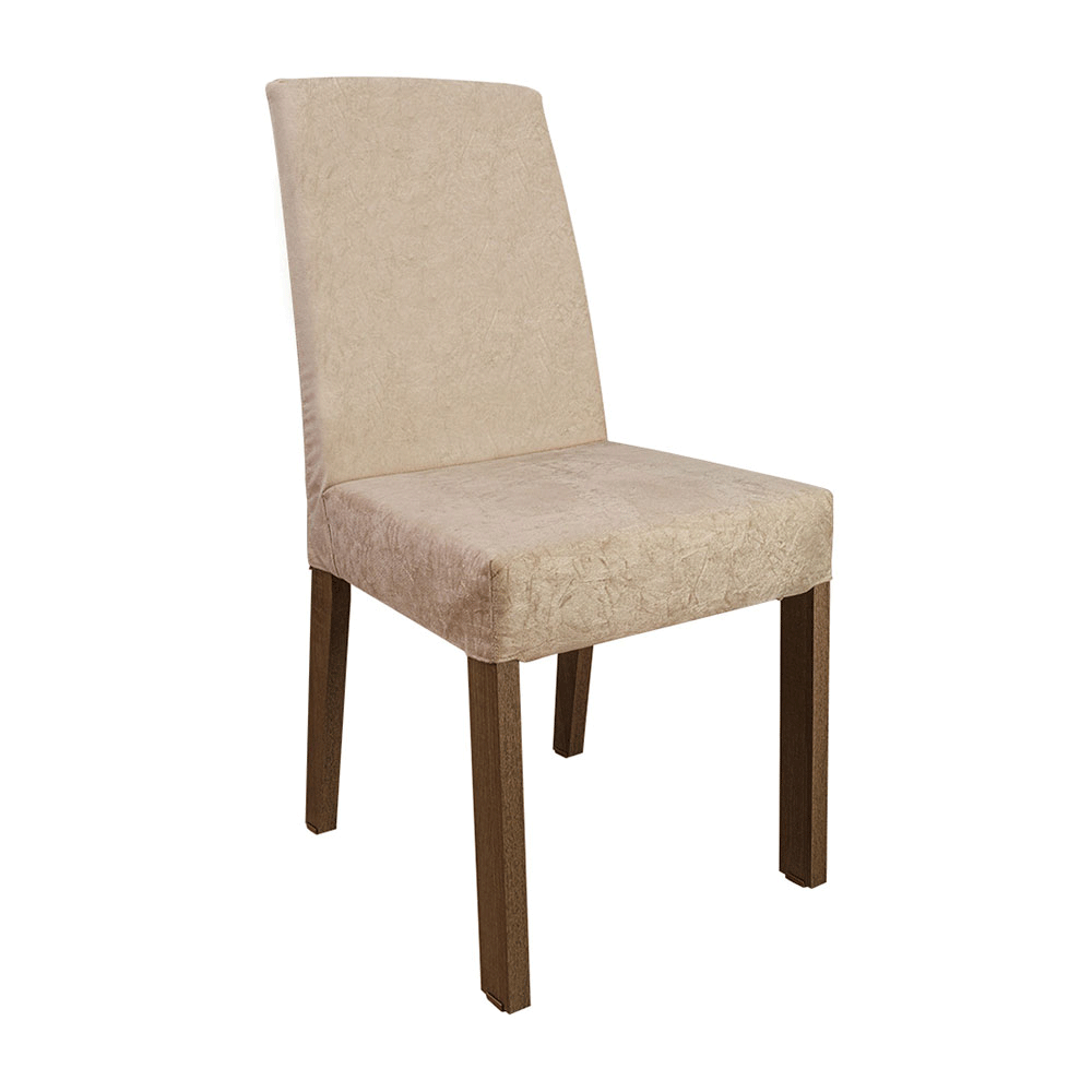Conjunto de Comedor con Encimera Vidrio 4 Sillas Marrón/Imperial Zion Madesa