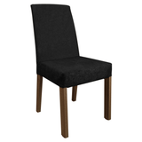 Juego de Comedor Mesa con Encimera de Madera 8 Sillas Marrón/Oxford Doris