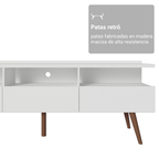 Mueble para TV hasta 65 Pulgadas 160 cm 3 Puertas Blanco Londres Madesa