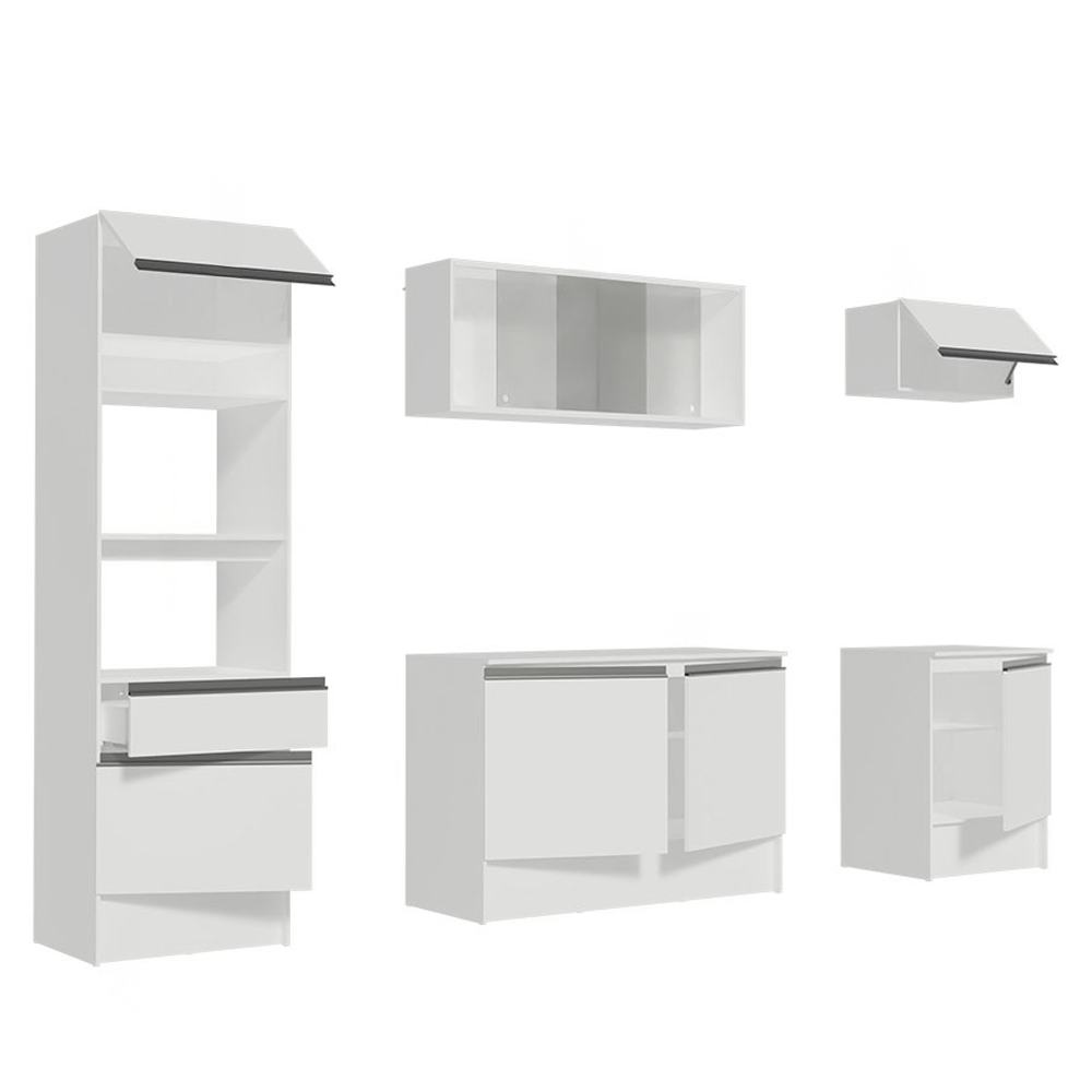 Cocina Integral 240cm Blanco Topazio