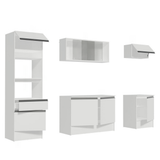 Cocina Integral 240cm Blanco Topazio