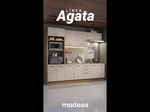 Cocina Integral 350cm Blanco Agata 01