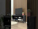 Mueble para TV hasta 65" con Patas Negro Turim