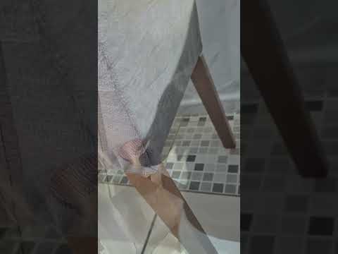 Juego de Comedor Mesa Encimera de Vidrio 4 Sillas Marrón/Silver Noemi