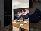 Conjunto de Comedor 6 Sillas Marrón/Crema Jaíne Madesa