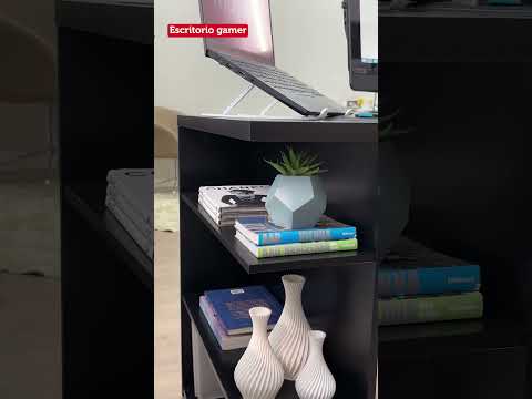 Escritorio Gamer 136 cm Negro Madesa