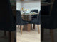 Juego de Comedor Mesa Encimera de Vidrio 4 Sillas Marrón/Negro/Oxford Evelin