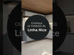 Cocina Integral 240 x 52 cm 8 Puertas 1 Cajón Gris Nice Madesa