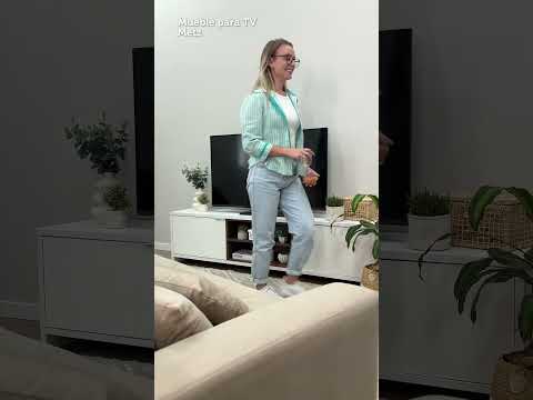 Mueble para TV Metz Hasta 75 Pulgadas Blanco