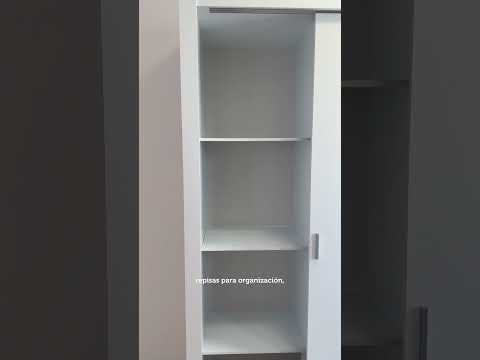 Clóset Matrimonial Lyon Plus 3 Puertas Correderas 4 Cajones Blanco