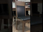 Conjunto de Comedor 4 Sillas Negro/Marrón Havana Madesa