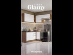 Gabinete Superior 60 cm 1 Puerta Marrón Glamy Madesa