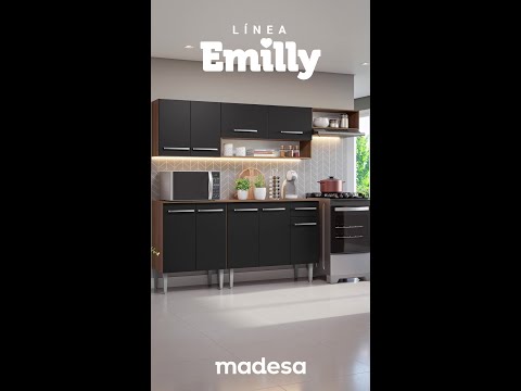 Cocina Integral 293cm Emilly Marrón 10