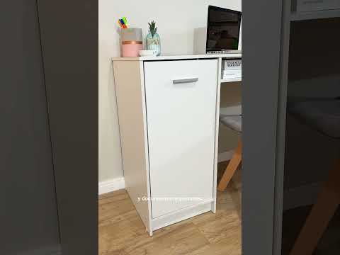 Escritorio Tocador 136cm 1 Puerta 3 Cajones Blanco