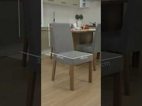 Juego de Comedor Mesa con Encimera de Madera y 6 Sillas Marrón/Silver Renata