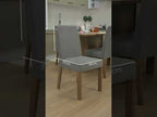 Conjunto de Comedor 6 Sillas Marrón/Silver Renata Madesa