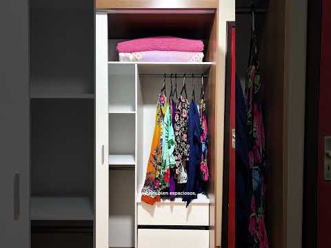 Clóset Matrimonial Reno 3 Puertas Corredizas 1 con Espejo - Marron/Blanco