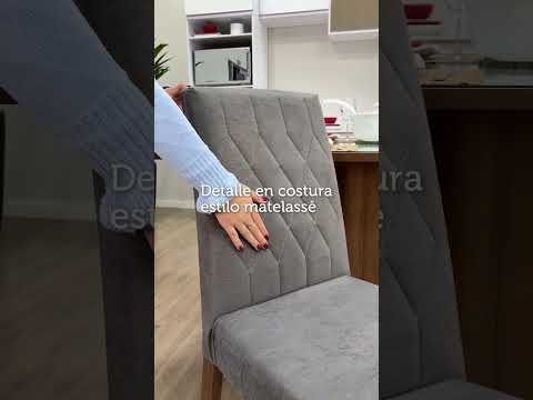 Kit 2 Sillas de Comedor Marrón/Plata 4255