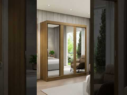 Clóset Matrimonial 180 cm 3 Puertas Corredizas Blanco Reno Madesa